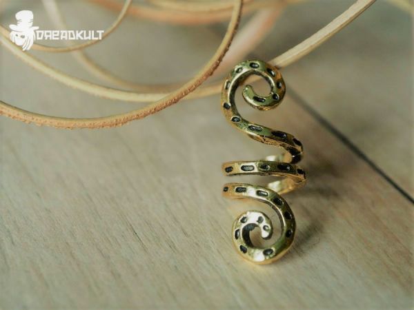 gold spiral, dreadschmuck, gypsy, goa, goaschmuck, dreadkult, dreadfarm, hippie, hippieschmuck, goa, goaschmuck,